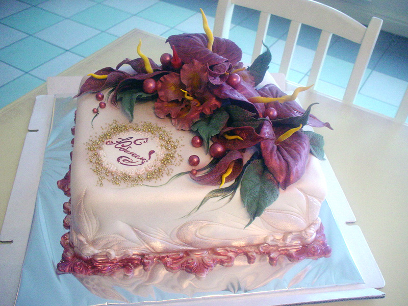 Торт для мамы на юбилей 70 лет фото